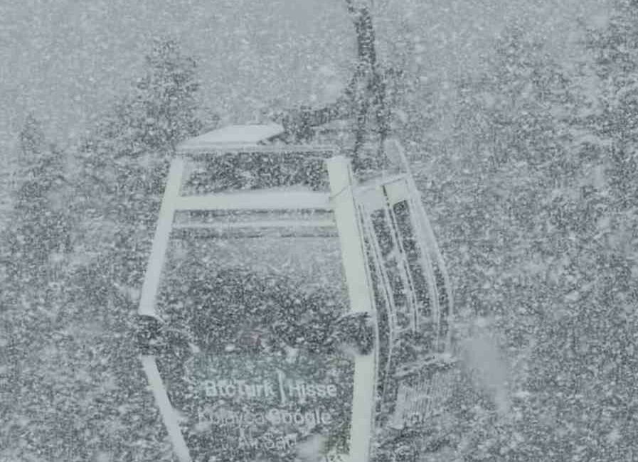 Bursa’da bahar ortasında etkili olan soğuk hava dalgası, yüksek kesimlerde