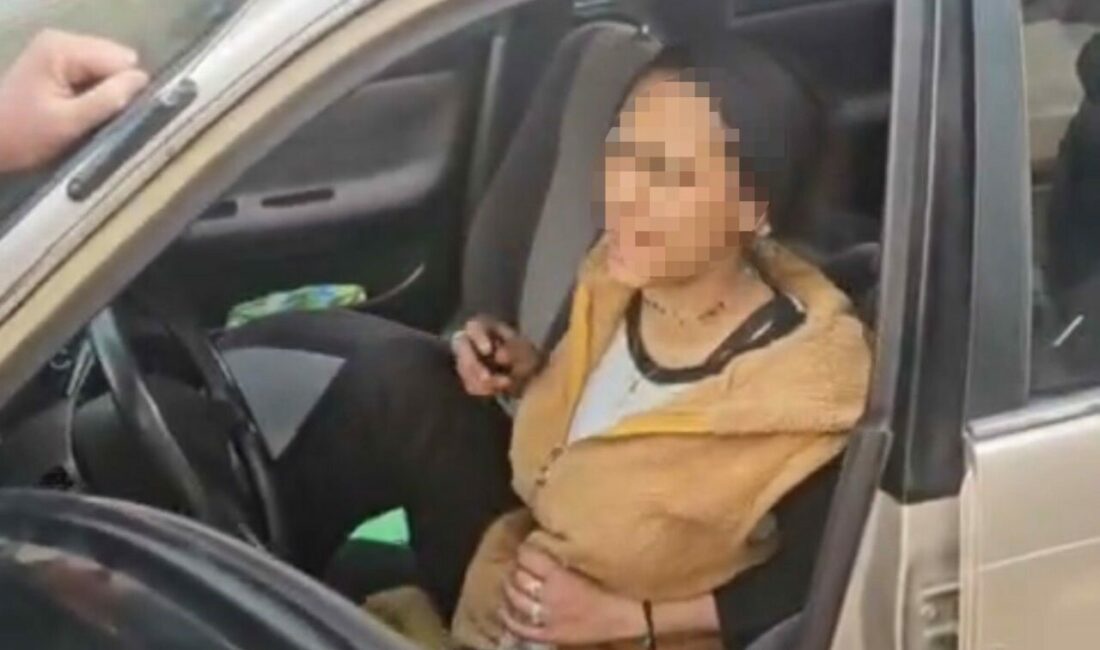 Bursa’nın Orhangazi ilçesinde bir otomobile girerek aracı çalmak isteyen kadın,