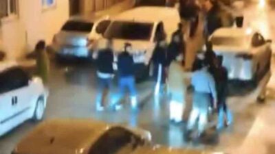 Bursa’da iki grup arasında çıkan kavga mahalleyi adeta savaş alanına