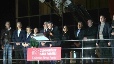 Bursa’da ‘Millet İradesine Sahip Çıkıyor’ mitinginde konuşan CHP Genel Başkanı