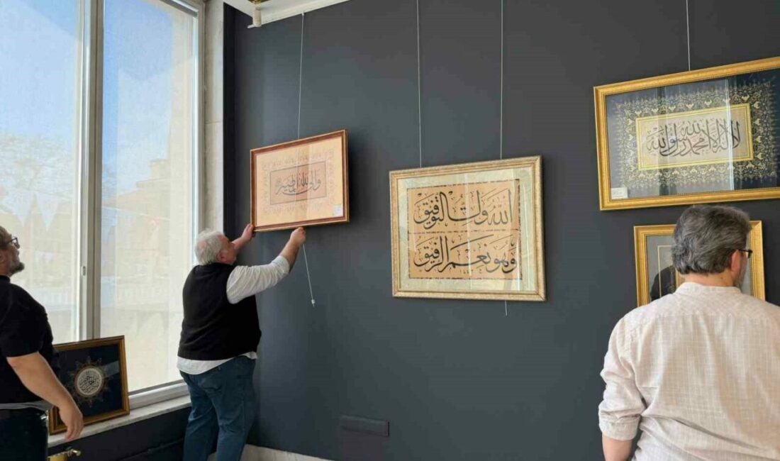 Fethin 700. yıl dönümünde anlamlı hat sergisi Irgandı Köprüsü’nde gelenekli sanatların yaşatılması için faaliyet gösteren Bab-ı Nun