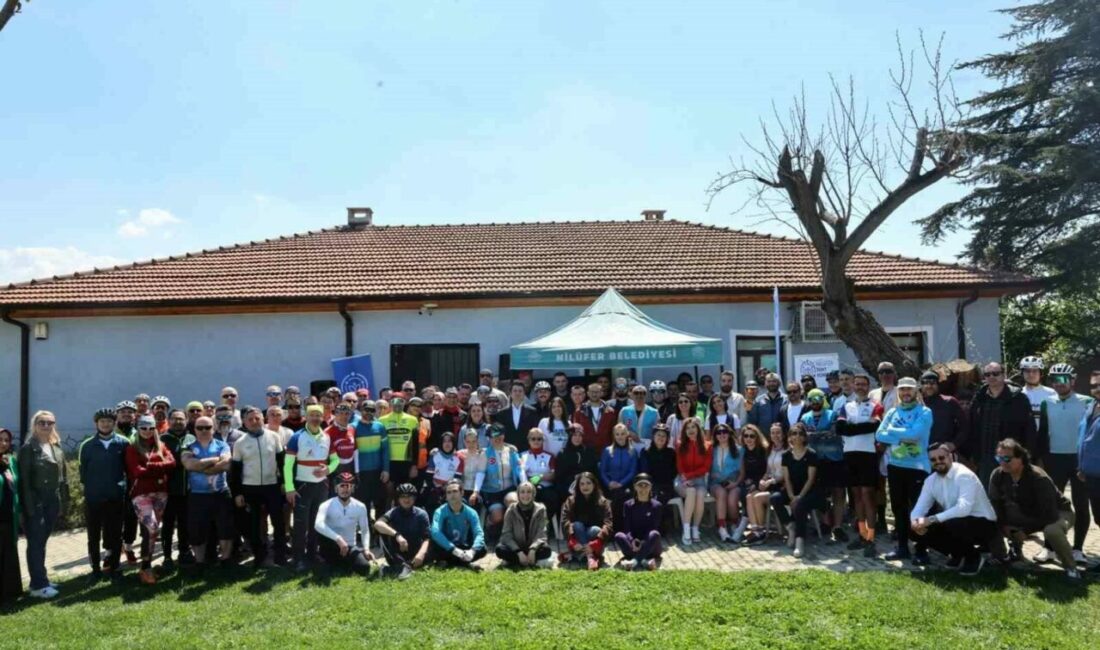 Granfondo Bursa öncesi bisikletliler Nilüfer’de buluştu Granfondo Bursa hazırlıkları kapsamında düzenlenen “Parkura Doğru” buluşmasında bir araya