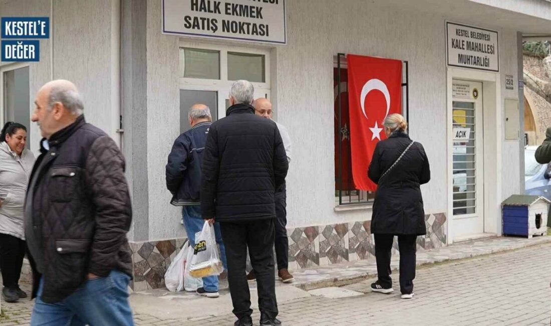 Kestel Belediyesi, sosyal belediyecilik anlayışı doğrultusunda hayata geçirdiği ücretsiz ekmek