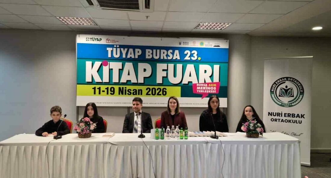 Bursa’da Nuri Erbak Ortaokulu öğrencilerinin kaleminden çıkan “Nuri Erbak’tan Küçük