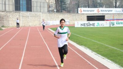 İnegöl Belediyesi 9. Okullar Arası Spor Festivali kapsamında puanlı atletizm