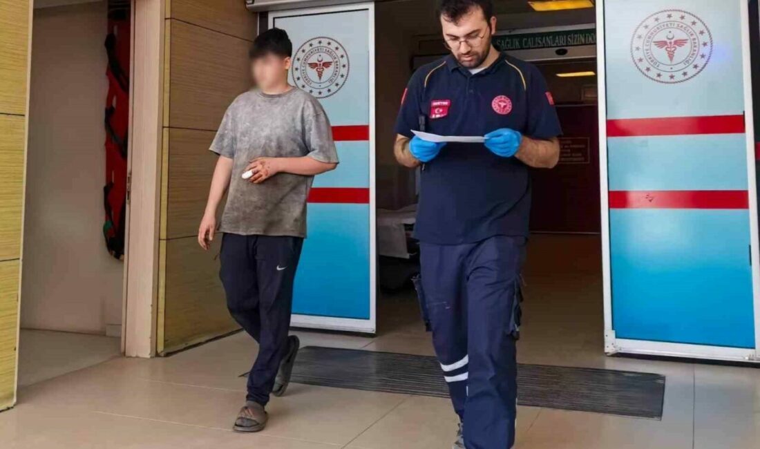 16 yaşındaki gencin parmağı koptu Bursa’nın İnegöl ilçesinde faaliyet gösteren bir metal doğrama işletmesinde meydana