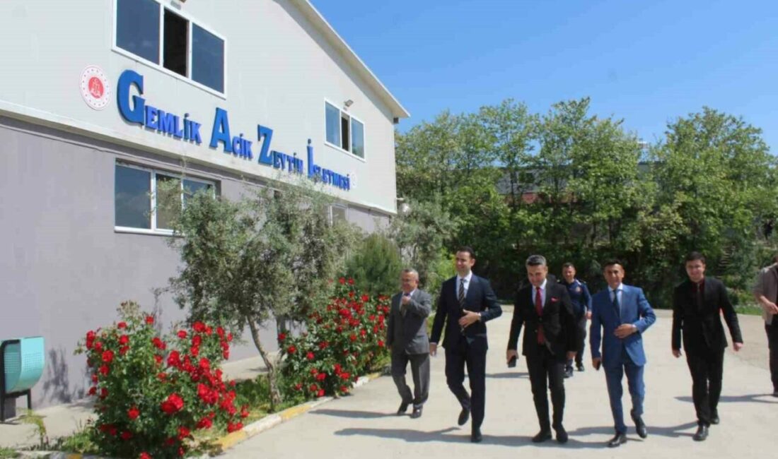 Adalet Bakanlığı heyetinden Gemlik Ceza İnfaz Kurumu’na ziyaret Adalet Bakanlığı heyeti, Gemlik Ceza İnfaz Kurumu’nda üretim atölyeleri ve