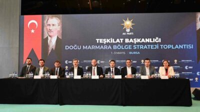 Bursa’da düzenlenen AK Parti Doğu Marmara Bölge Strateji Toplantısı’nda konuşan