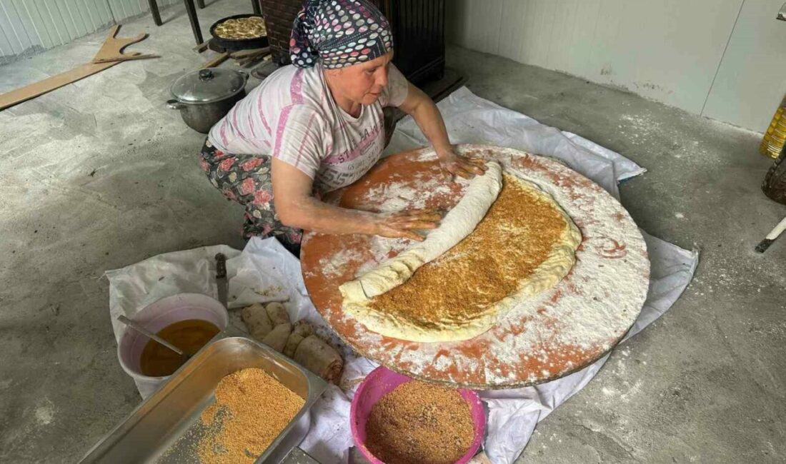 Bayrama özel köylerde taş fırınlarda pişen “bayram çöreği” yok satıyor Bursa’nın önemli kültürel mirasları arasında yer alan, kent sakinlerinin büyük
