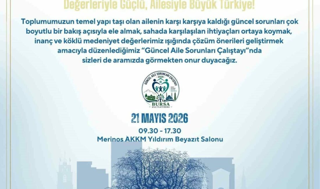 Bursa’da aile yapısını etkileyen sosyal, kültürel ve ekonomik sorunların ele