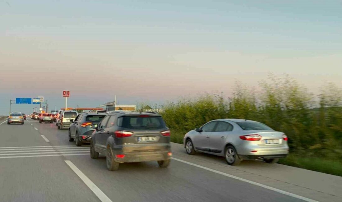Bursa’da kurban kesim alanlarında kilometrelerce araç kuyruğu oluştu Bursa’da bayramın ilk günü kurbanlıkların kesimi için vatandaşların akın ettiği
