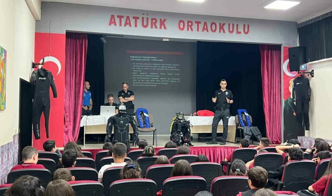 Bursa Emniyet Müdürlüğü’ne bağlı Mudanya Deniz Limanı Şube Müdürlüğü ekipleri,