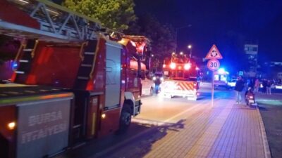 Bursa’nın Osmangazi ilçesinde sporcu kamp merkezinin sauna bölümünde çıkan yangın,