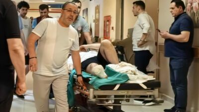 Bursa’nın İnegöl ilçesinde meydana gelen talihsiz kazada, çim biçme makinesiyle