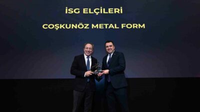 Coşkunöz Metal Form, Türkiye Metal Sanayicileri Sendikası (MESS) tarafından bu