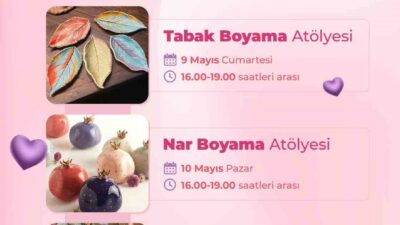 İnegöl AVM, Anneler Günü için seramik atölyeleri, canlı müzik ve