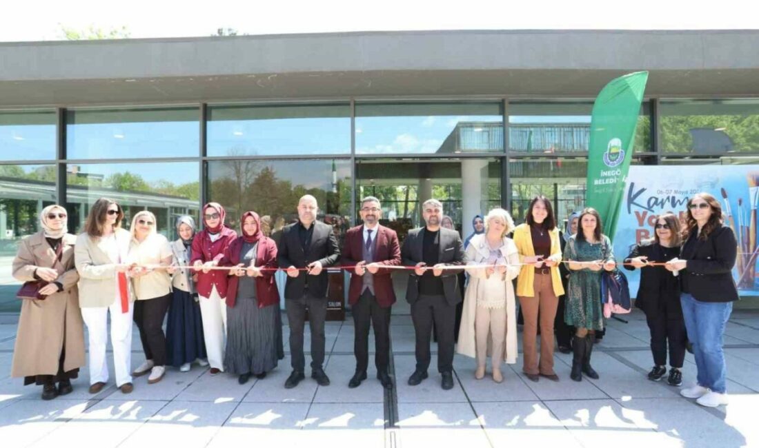İnegöl Belediyesi Sanat ve Meslek Eğitimi Kurslarında (İNESMEK) yağlı boya
