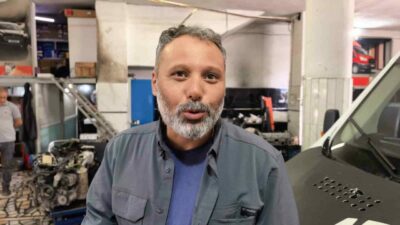 Bursa’nın İnegöl ilçesinde arızayı tespit etmek için seyir halinde olan