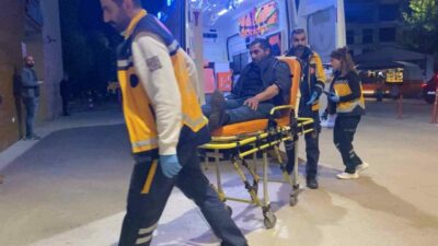 Bursa’nın İnegöl ilçesinde meydana gelen kazada motosiklet ile çarpışan bisikletin