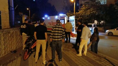 Bursa’nın İnegöl ilçesinde meydana gelen kazada duvara çarpan motosikletin sürücüsü
