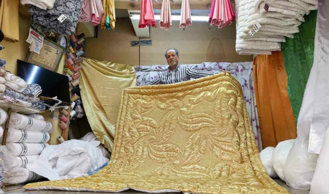 Kraliçe 2. Elizabeth’in yorganını yapan İnegöllü 60 yıldır mesleğine sıkı sıkı sarılıyor Bursa’nın İnegöl ilçesinde 60 yıldan bu yana baba mesleği iğne