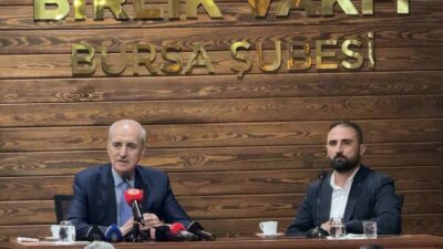 TBMM Başkanı Numan Kurtulmuş, Bursa’daki programlarında küresel sistemde yaşanan güç