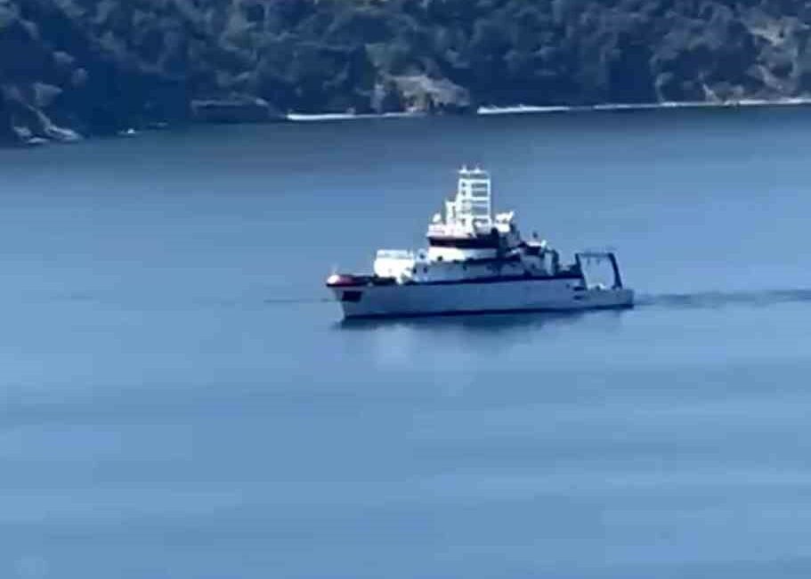 Marmara genelinde geniş bir alanda tarama faaliyetleri gerçekleştiren gemi, deniz