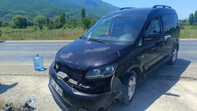 Bursa’nın Orhangazi ilçesinde Gölyaka sahil yolu üzerinde meydana gelen trafik