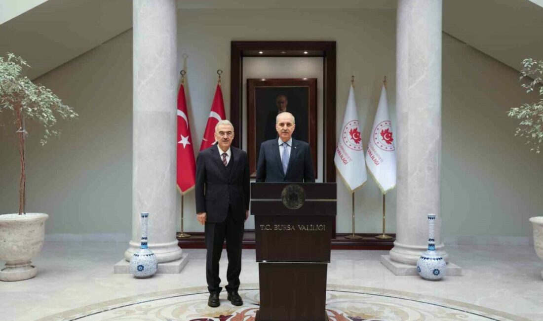TBMM Başkanı Numan Kurtulmuş Bursa Valiliği’ni ziyaret etti Türkiye Büyük Millet Meclisi Başkanı Numan Kurtulmuş, çeşitli programlara katılmak