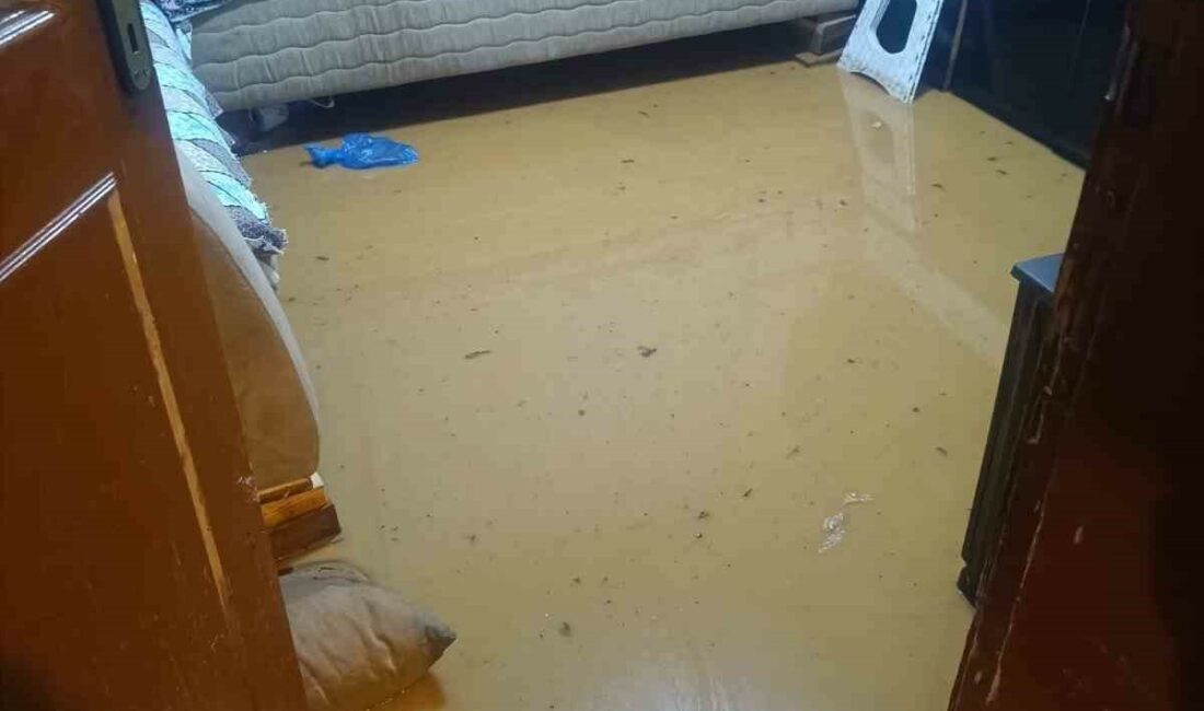 Sağanak yağış sebebiyle evleri su bastı Bursa’nın İnegöl ilçesinde akşam saatlerinde etkili olan sağanak yağış, kırsal