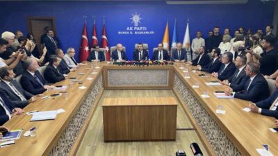 AK Parti Bursa İl Başkanığı ziyaretinde konuşan Milli Eğitim Bakanı