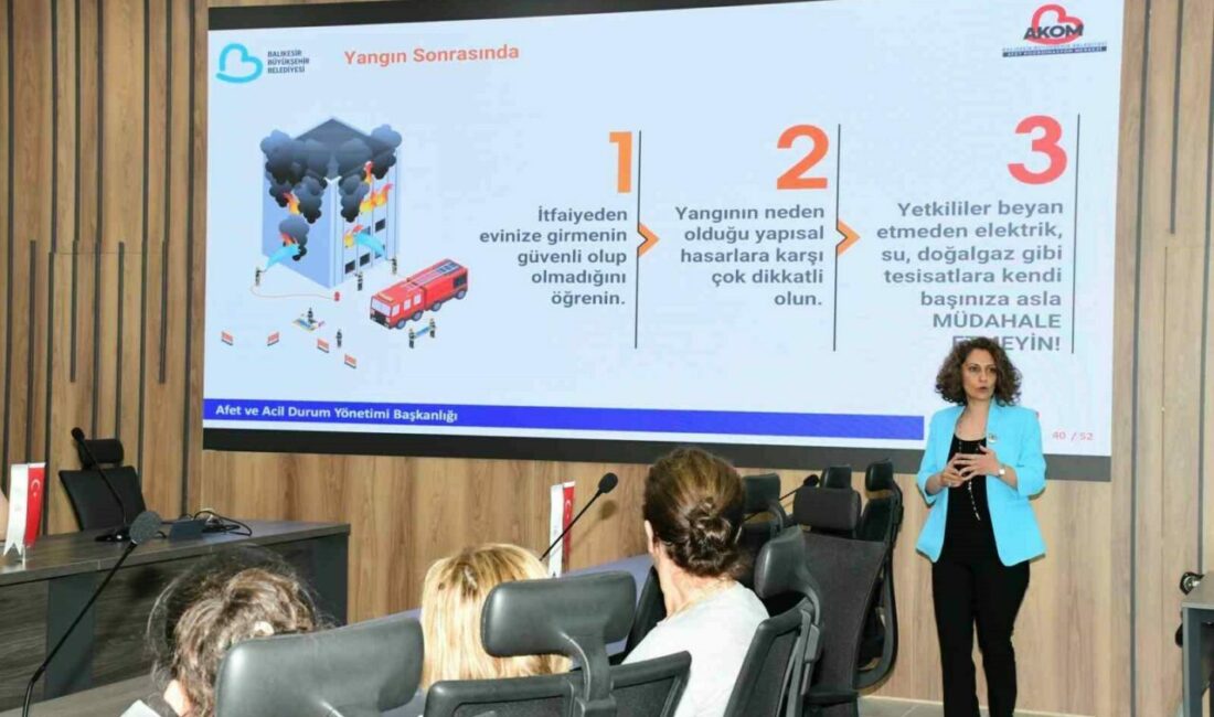 Balıkesir Büyükşehir Belediyesi, “Afetlere karşı dirençli bir Balıkesir” hedefine yönelik