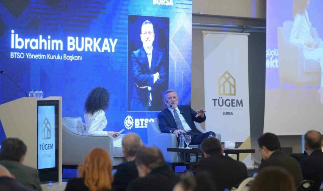 BTSO Yönetim Kurulu Başkanı Burkay TÜGEM Bursa üyeleriyle buluştu Bursa Ticaret ve Sanayi Odası (BTSO) Yönetim Kurulu Başkanı İbrahim