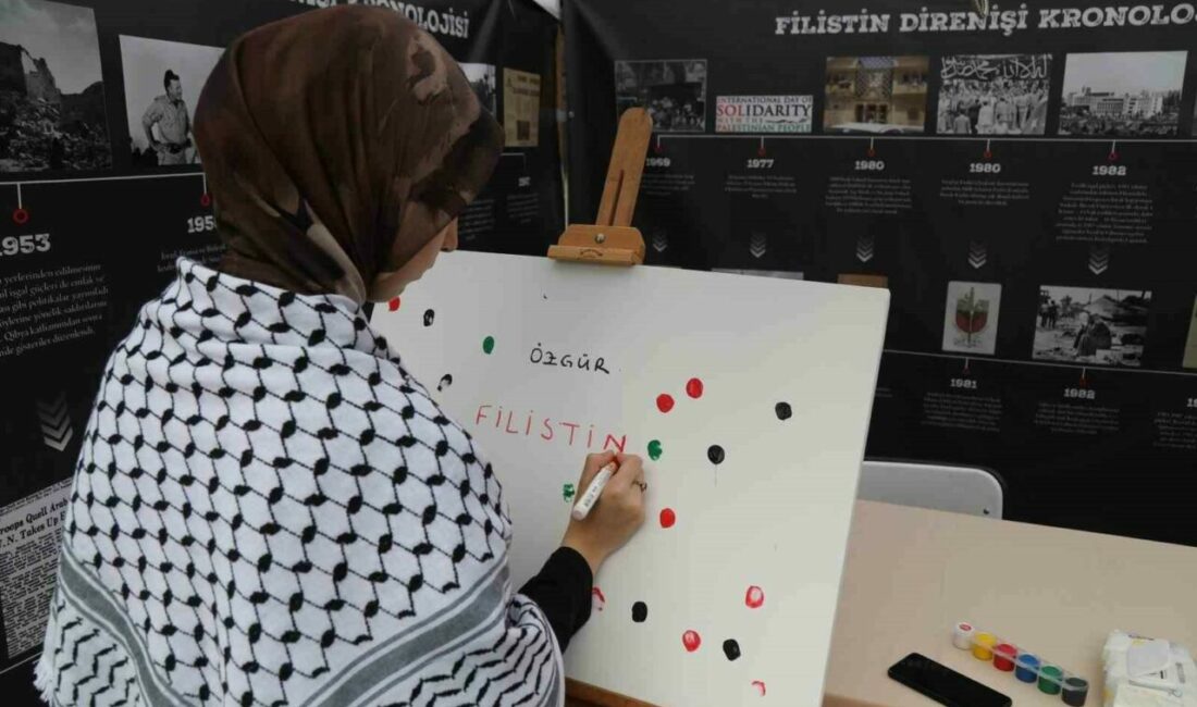 Bursa Teknik Üniversitesinde (BTÜ), öğrenciler ve akademik-idari personelin katılımıyla İsrail’in