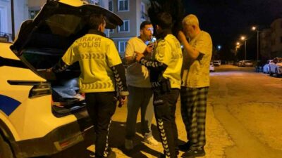Bursa’nın İnegöl ilçesinde maddi hasarlı trafik kazasına karıştıktan sonra olay