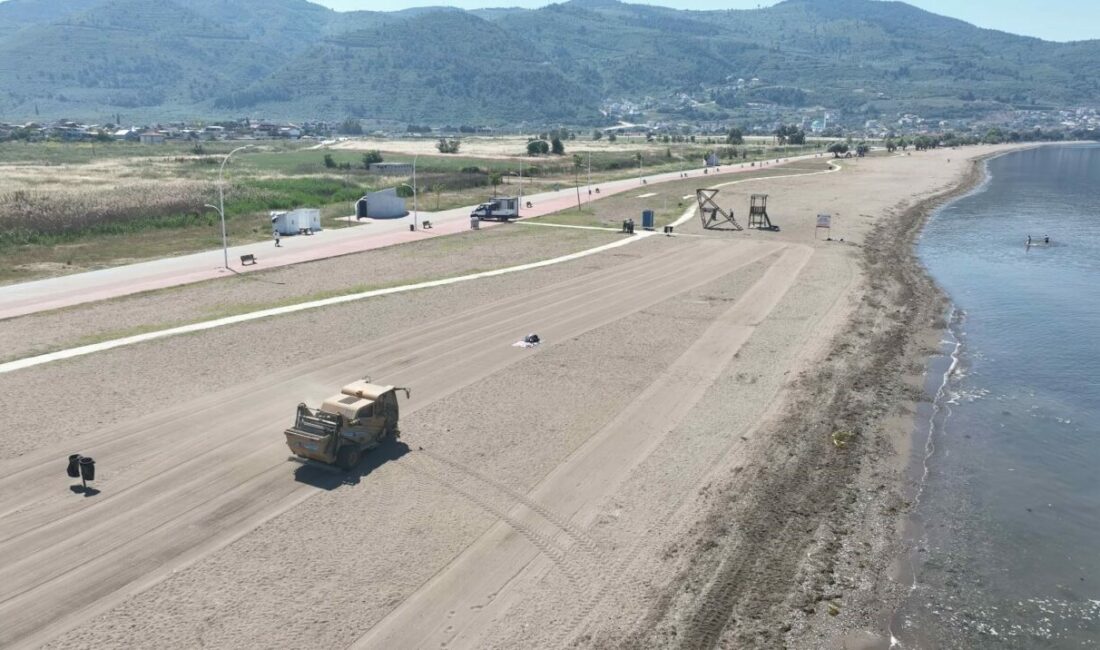 Bursa’da plajlar yaza hazır Bursa Büyükşehir Belediyesi, toplam 277 kilometrelik deniz ve göl kıyı