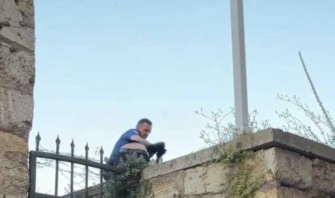 Bursa’da surlarda intihara kalkışan genç son anda kurtarıldı Bursa’da Tophane surlarına çıkarak intihar girişiminde bulunan bir kişi, polis