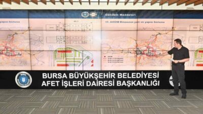 Bursa Büyükşehir Belediyesi tarafından şehri afetlere karşı daha hazır ve