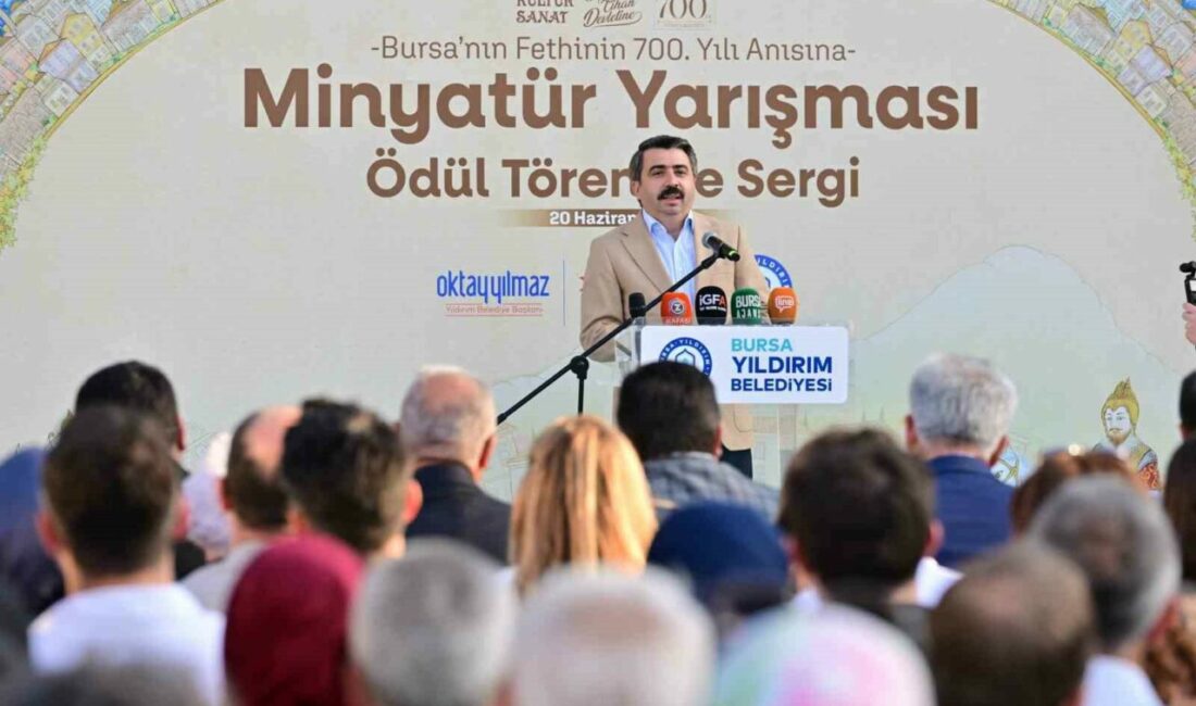 Bursa’nın fethi minyatürle hayat buldu Bursa’nın fethinin 700’üncü yıl dönümü nedeniyle, Yıldırım Belediyesi tarafından düzenlenen