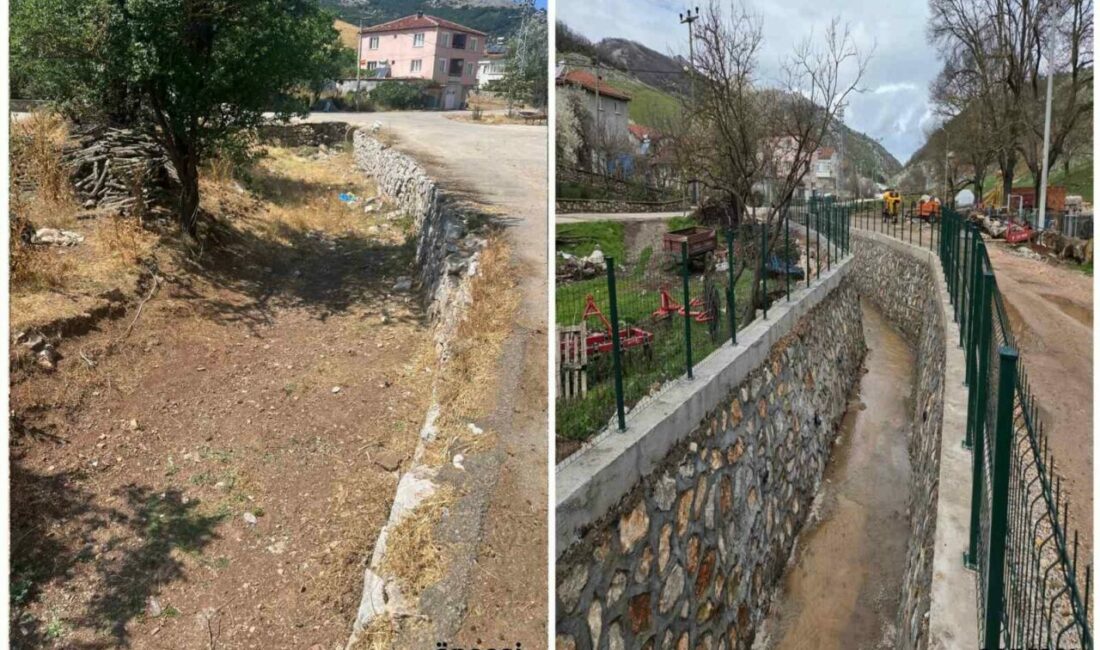 Bursa Büyükşehir Belediyesi’ne bağlı BUSKİ ekipleri, Gürsu ilçesi Dışkaya Mahallesi’nde