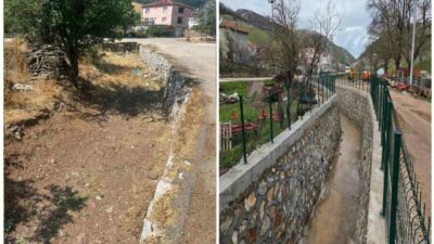 Bursa Büyükşehir Belediyesi’ne bağlı BUSKİ ekipleri, Gürsu ilçesi Dışkaya Mahallesi’nde
