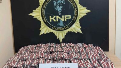 Kırklareli’nde polis ekiplerince şüphe üzerine bir aracın içindeki 3 kişinin