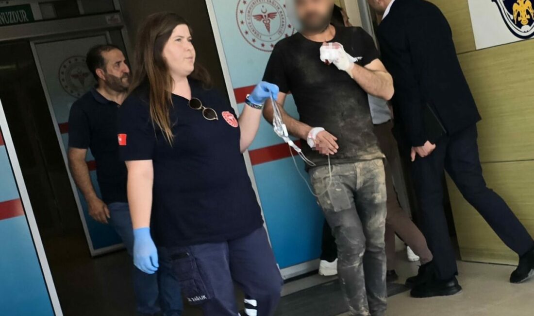 Bursa’da faaliyet gösteren mobilya imalathanesinde meydana gelen olayda elini makineye