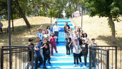 TOKİ Ortaokulu öğrencileri ‘Okullarda Etkinlik Haftası’ kapsamında, Yenişehir Belediye Başkanı