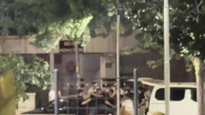 Bursa’da bir kişi, parka otomobille gelen kimliği belirsiz şahısların saldırısına