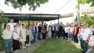Edremit Kaymakamı Ahmet Odabaş, Edremit Belediye Başkanı Mehmet Ertaş ve