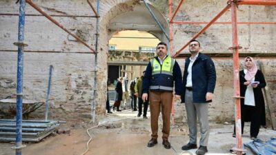 Bursa’da Yıldırım Belediyesi, Kurtoğlu Mahallesi’nde yer alan tescilli kilise yapısını