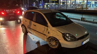 Bursa’da alkollü olduğu iddia edilen sürücü, seyir halindeyken başka bir