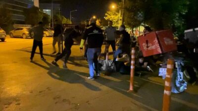 Bursa’nın İnegöl ilçesinde motokuryeler ile gıda satışı yapan işletme sahipleri