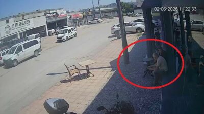 Bursa’nın Nilüfer ilçesinde iddiaya göre madde etkisinde olan kişi, bir